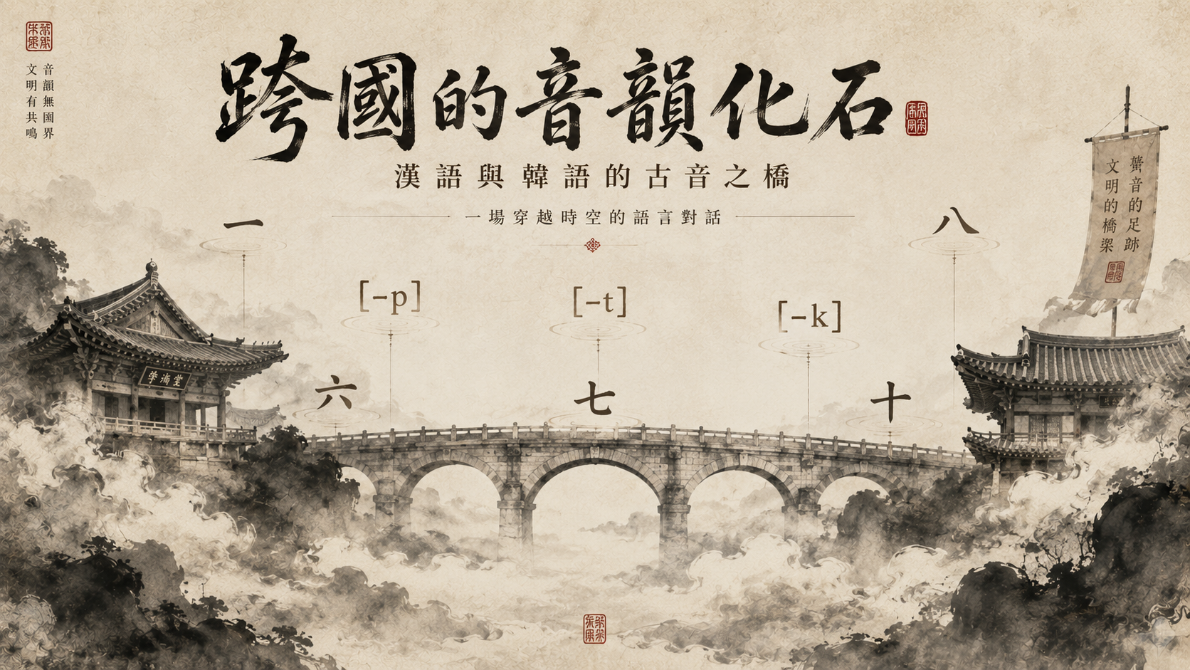 跨國的語音化石海報